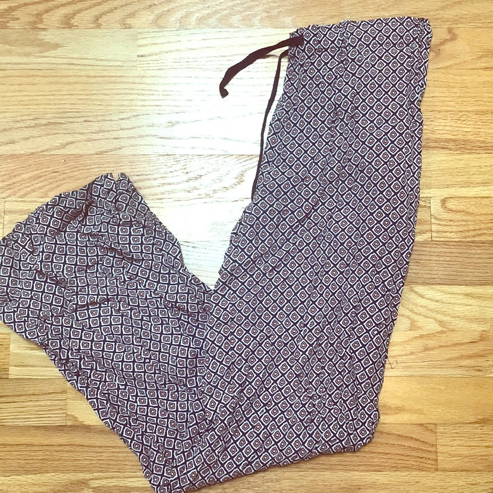 High waisted colorful fun flare pant